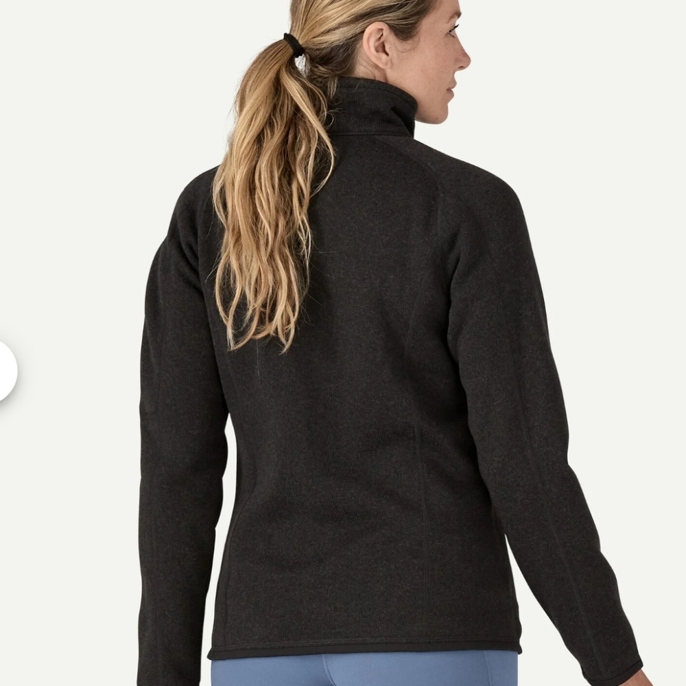 Women's Patagonia Better Sweater Black Fleece Jacket Medium Outdoors - Picture 2 of 7